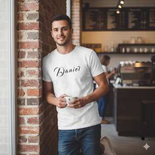 カスタマイズ可能な名前Daniel Men's T-Shirt Tシャツ