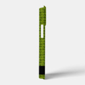 カスタマイズ可能な名前Grass with water drops pattern Case-Mate iPhoneケース (裏面 / 右)