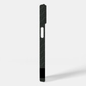 カスタマイズ可能な名前Gray steelシームレスパターン Case-Mate iPhoneケース (裏面 / 右)