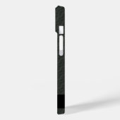 カスタマイズ可能な名前Gray steelシームレスパターン Case-Mate iPhoneケース (裏面 / 左)