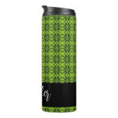 カスタマイズ可能な名前Kiwiフルーツパターン タンブラー (回転右)