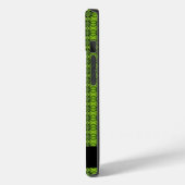 カスタマイズ可能な名前Kiwiフルーツパターン Case-Mate iPhoneケース (裏面 / 左)