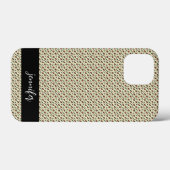 カスタマイズ可能な名前Leopardのスキンパターン Case-Mate iPhoneケース (裏面 (横))