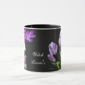 カスタマイズ可能な名前Lizzieフローラガール顔 かわいらし マグカップ (中央)