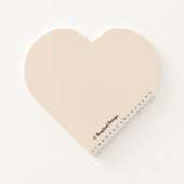 カスタマイズ可能な名前Victoriaかわいらし purple flowers ノートブック (裏面)