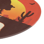 カスタマイズ可能な名前Western Cowboy Bull Lider Rodeo カッティングボード (角)