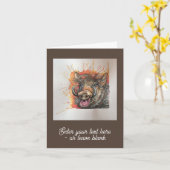 カスタマイズ可能な和音の和音グリーティングカード カード (黄色い花)