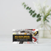 カスタマイズ可能な商人ホーム修理の便利屋 名刺 (スタンド正面)