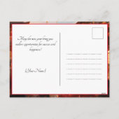 カスタマイズ可能な喜びのランタン中国の:新年 シーズンポストカード (裏面)