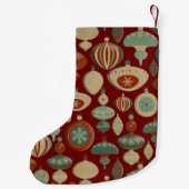 カスタマイズ可能な国の電球クリスマスストッキング スモールクリスマスストッキング (裏面)