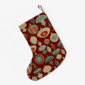 カスタマイズ可能な国の電球クリスマスストッキング スモールクリスマスストッキング (裏面 (吊り時))