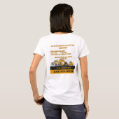 カスタマイズ可能な土木工事請負業者建設 Tシャツ (裏面フル)
