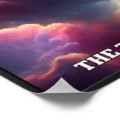 カスタマイズ可能な地球外生命型枠 ポスター (角)