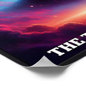 カスタマイズ可能な地球外生命型枠 ポスター (角)