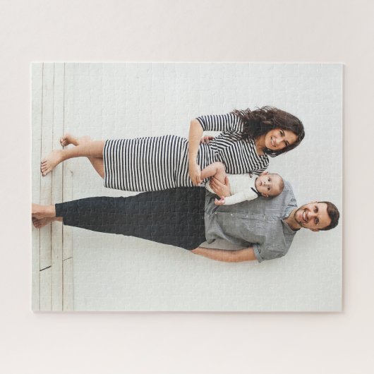 カスタマイズ可能な垂直ファミリフォトパズル ジグソーパズル (横)
