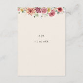 カスタマイズ可能な埃バラ エンクロージャーカード (裏面)