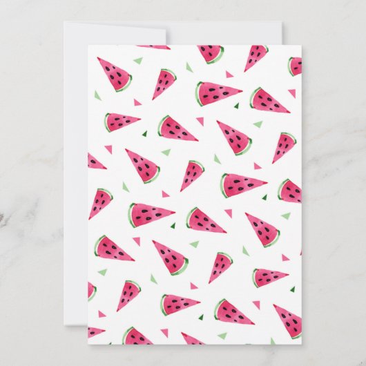 カスタマイズ可能な夏のパーティの招待状 子供へ 招待状 (裏面)