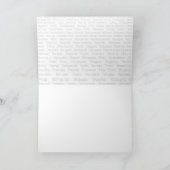 カスタマイズ可能な多言語の"感謝"の挨拶状| サンキューカード (内部)