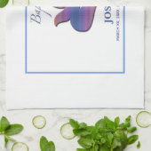 カスタマイズ可能な大人のバプテスマ鳩 キッチンタオル (折り畳み)