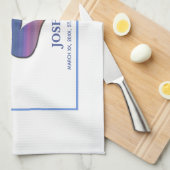 カスタマイズ可能な大人のバプテスマ鳩 キッチンタオル (四つ折り)