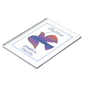 カスタマイズ可能な大人のバプテスマ鳩 ノートブック (左側)