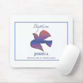 カスタマイズ可能な大人のバプテスマ鳩 マウスパッド (マウス)