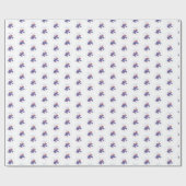 カスタマイズ可能な大人のバプテスマ鳩 ラッピングペーパー (フラット)