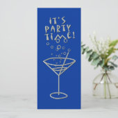 カスタマイズ可能な大晦日パーティの招待状 招待状 (スタンド正面)