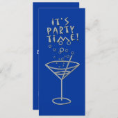 カスタマイズ可能な大晦日パーティの招待状 招待状 (正面/裏面)