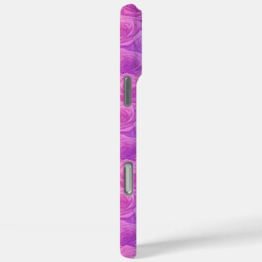 カスタマイズ可能な大胆な彼女へのギフト - バラの花柄 Case-Mate iPhoneケース (裏面 / 右)