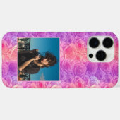 カスタマイズ可能な大胆な彼女へのギフト - バラの花柄 Case-Mate iPhoneケース (裏面 (横))
