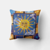 カスタマイズ可能な天体の太陽 クッション (裏面)