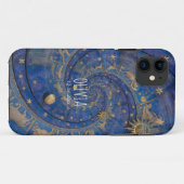 カスタマイズ可能な天体十二星座スパイラル Case-Mate iPhoneケース (裏面(横))