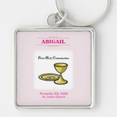 カスタマイズ可能な女の子の交体と血液 キーホルダー (正面)