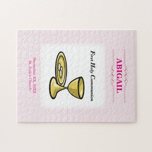 カスタマイズ可能な女の子の交体と血液 ジグソーパズル (横)