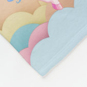 カスタマイズ可能な女の子ユニコーンのための毛布 フリースブランケット (角)