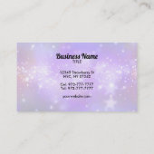 カスタマイズ可能な女性ロゴ名刺 名刺 (裏面)