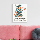 カスタマイズ可能な女性抽象芸術アー感動的ト キャンバスプリント (インサイチュ (リビング))