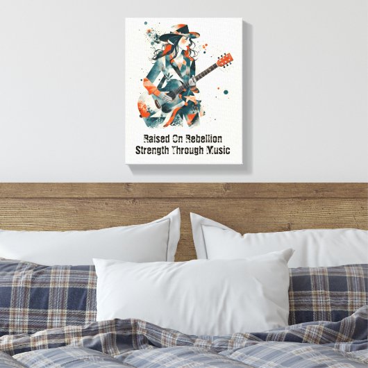 カスタマイズ可能な女性抽象芸術アー感動的ト キャンバスプリント (インサイチュ (寝室))