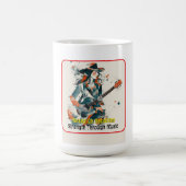 カスタマイズ可能な女性抽象芸術アー感動的ト コーヒーマグカップ (中央)