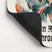 カスタマイズ可能な女性抽象芸術アー感動的ト マウスパッド (コーナー)