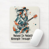 カスタマイズ可能な女性抽象芸術アー感動的ト マウスパッド (マウス)