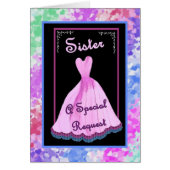 カスタマイズ可能な姉妹-私達の結婚式の読者があって下さい- (正面)