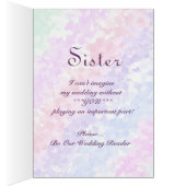 カスタマイズ可能な姉妹-私達の結婚式の読者があって下さい- (内側 (右))