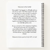 カスタマイズ可能な姑ガイド ノートブック (裏面)