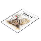 カスタマイズ可能な姑ガイド ノートブック (左側)