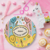 カスタマイズ可能な子供の誕生日紙プレートデザイン ペーパープレート (パーティー)