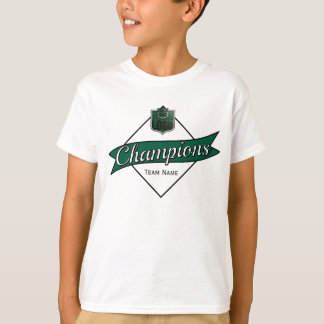 カスタマイズ可能な子供用チャンピオンズダイヤモンドグラフィックスポーツ Tシャツ