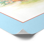 カスタマイズ可能な子供部屋アート：母とベビー ポスター (角)