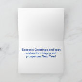 カスタマイズ可能な季節の挨拶 シーズンカード (内部)